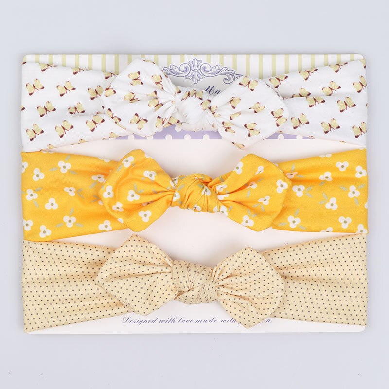 Bow Headbands Infant Wear (Set of 3)